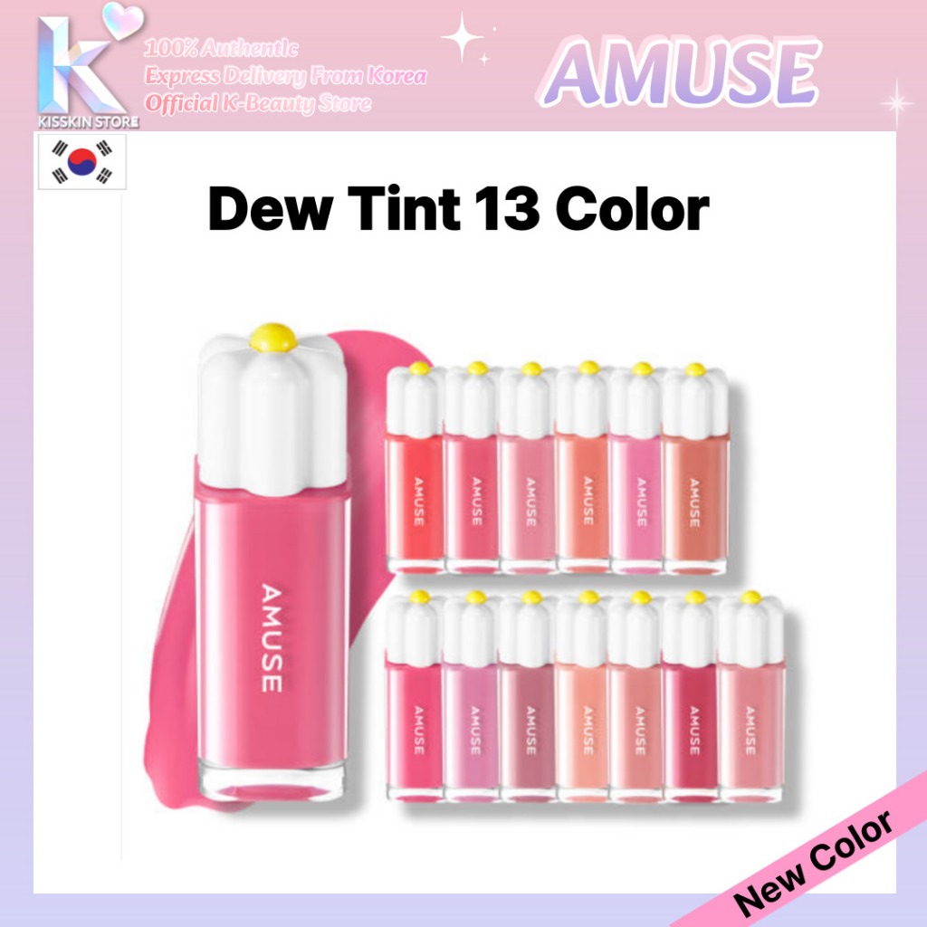 AMUSE Dew Tint 4g | 12 sắc thái mới | K-Beauty | Jang Won Young Pick | Son Tint Hàn Quốc từ Hàn Quốc