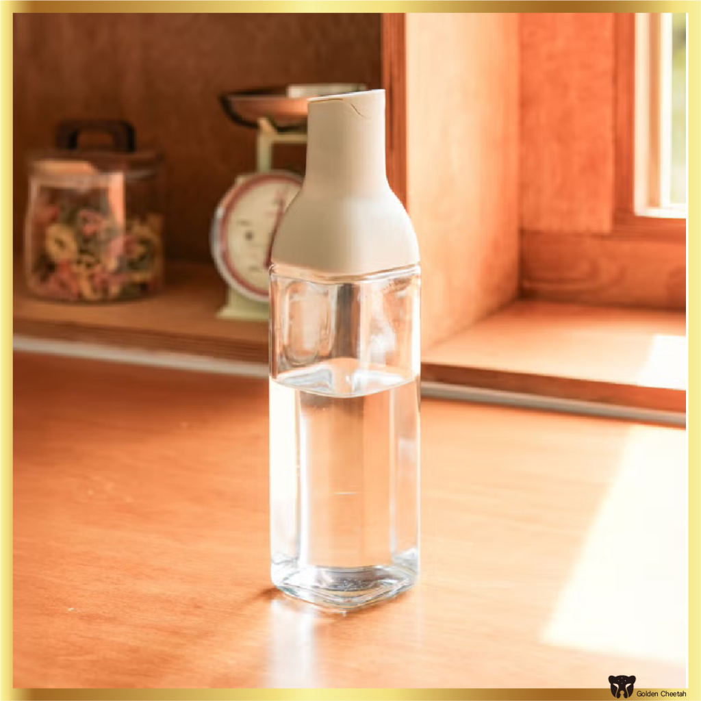 [Daiso Korea] Bình dầu thủy tinh tự động Daiso Korea 480ml