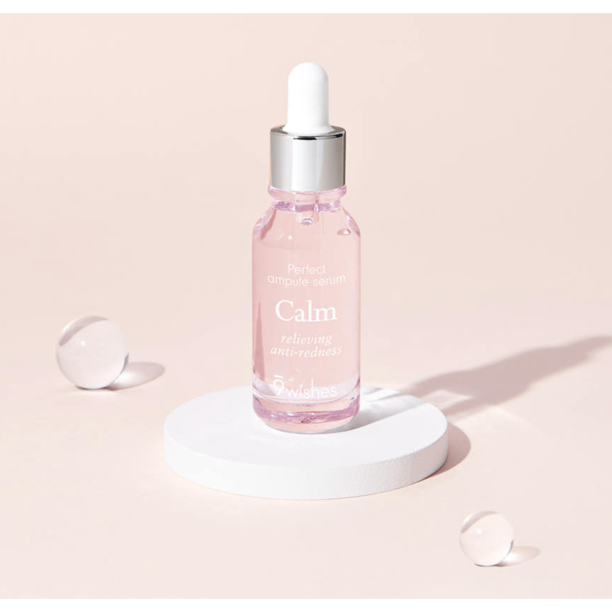9Wishes Calm Ampule Serum 25ml | Chăm sóc dịu nhẹ cho làn da nhạy cảm và kích ứng