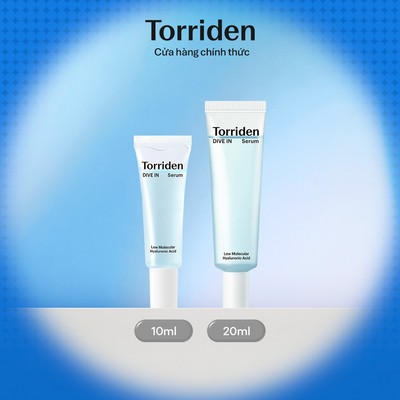 [Hàng Tặng Kèm Không Bán] [MINI] Torriden Serum DIVE IN chứa Hyaluronic Acid, 10ml, 20ml, Serum