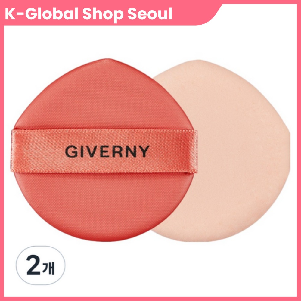 [2 CÁI] GIVERNY Perfect Fit Cushion Puff Makeup Applicator Soft Rubycell Puff cho Cushion Foundation