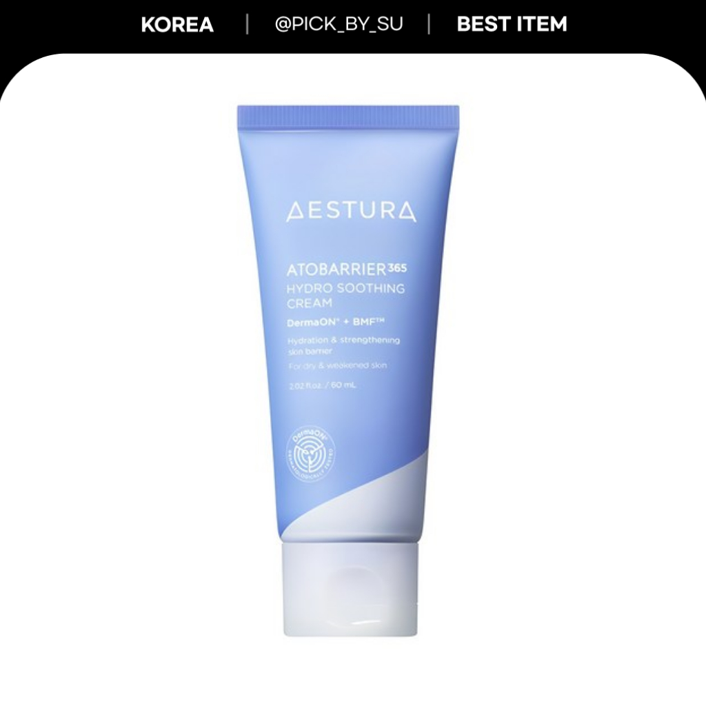 [AESTURA] Atobarrier 365 Hydro Soothing Cream 60ml, Ceramide Dưỡng Ẩm Da Nhạy Cảm