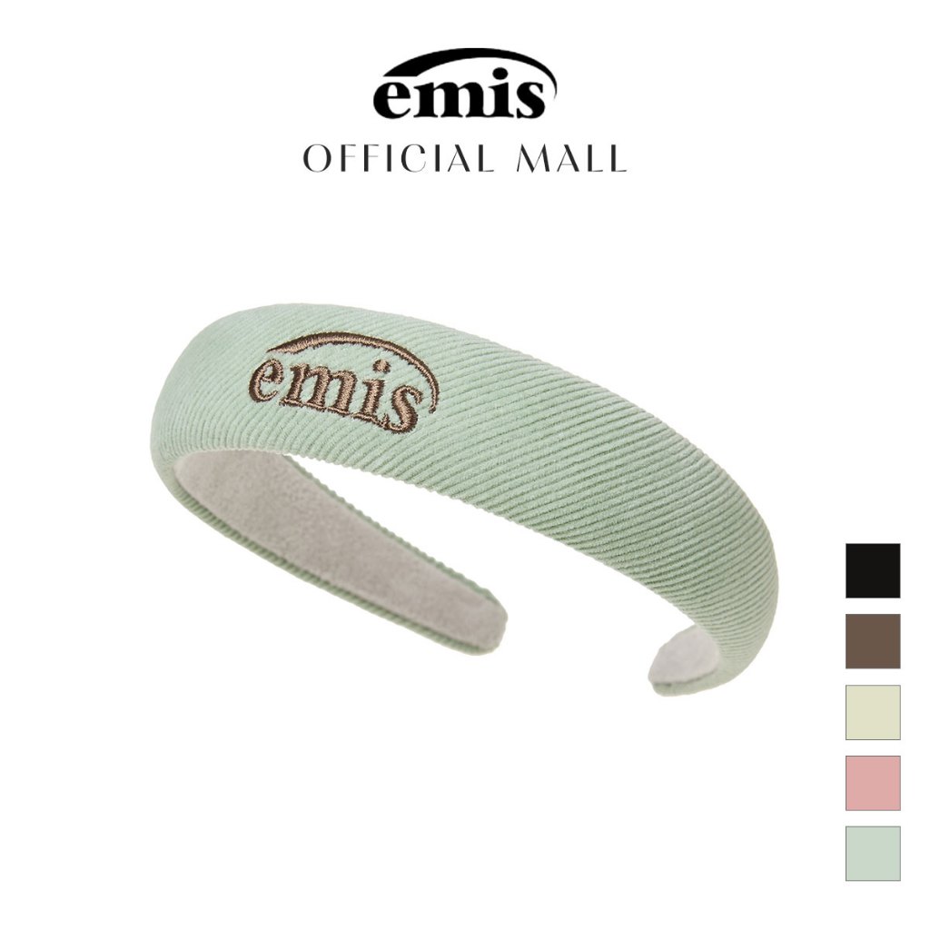 [EMIS OFFICIAL] Băng Đô Vải Nhung Gân Corduroy – Corduroy Hairband | Chính Hãng EMIS Hàn Quốc