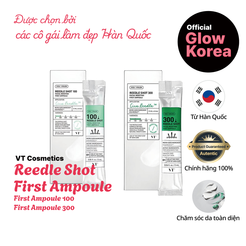 [VT] Reedle Shot Facial Boosting First Ampoule 100, 300 (VT Tinh Chất Reedle Shot Facial Boosting Fi