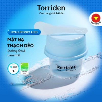 [Torriden Chính hãng] Mặt nạ thạch dẻo DIVE IN chứa Hyaluronic Acid, 25g+25g, Modeling Pack