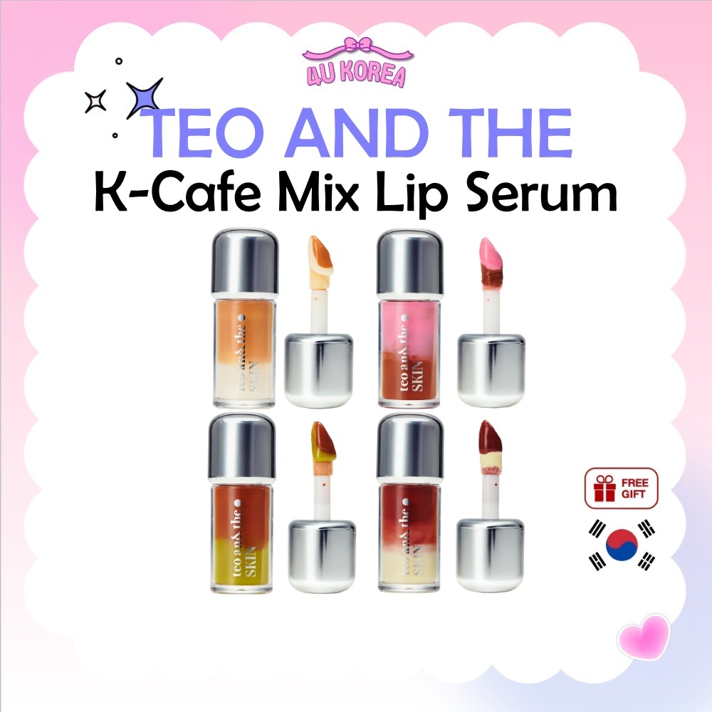 TEO VÀ THE K-Cafe Mix Lip Serum – 4 Màu / K-BEAUTY