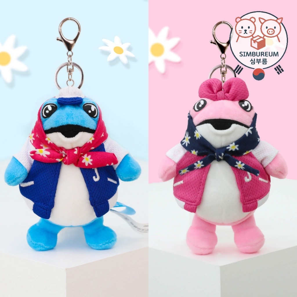 Móc khóa búp bê sang trọng Soju Jinro Frog Toad Hàn Quốc