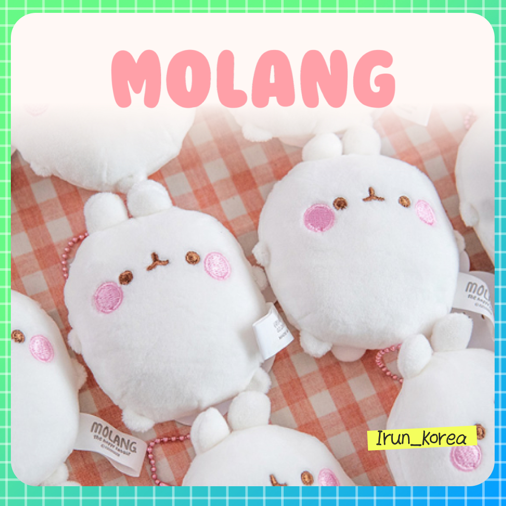 [MOLANG] Móc khóa sang trọng Molang Mini Flat