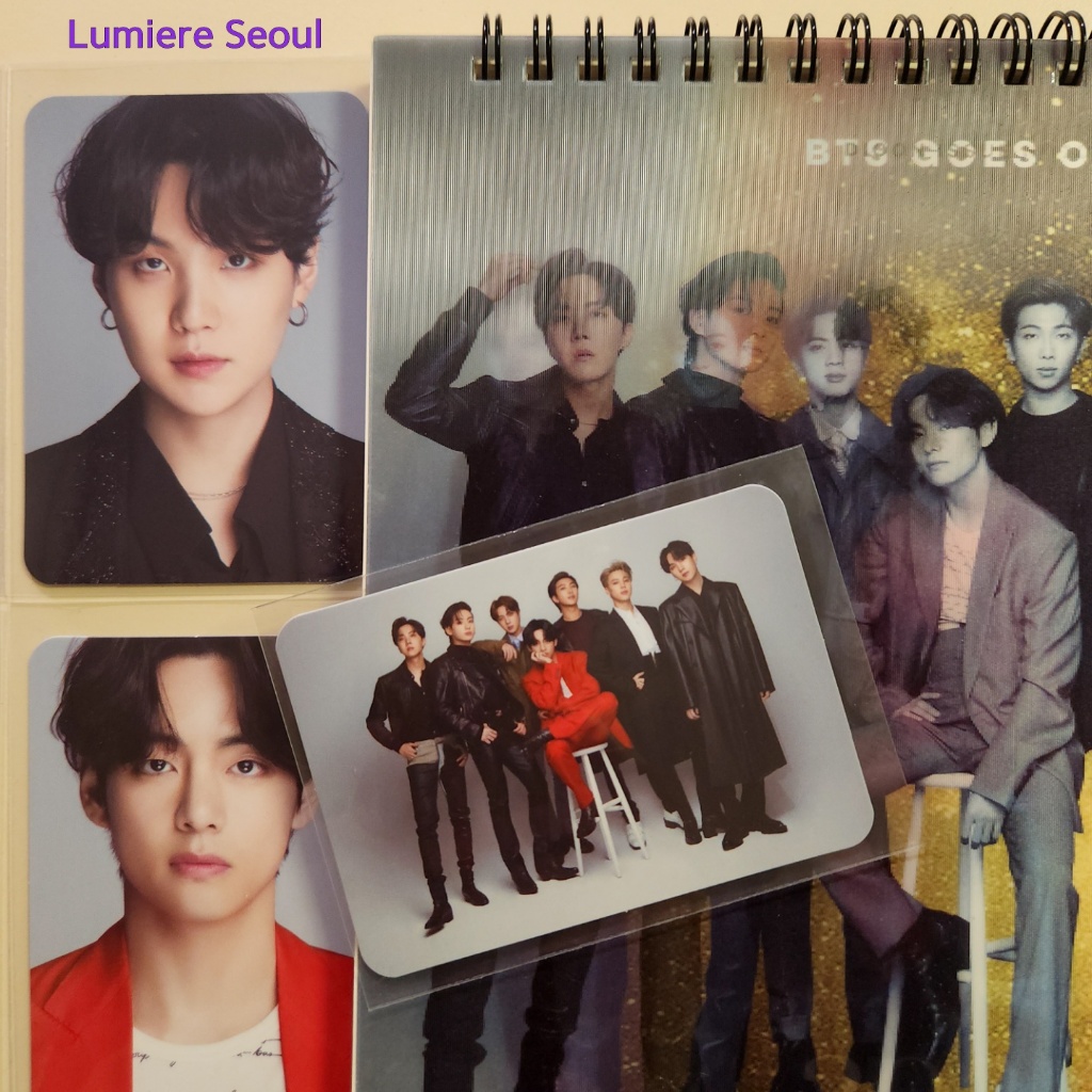 BTS DICON BTS Đi trên Photocard / Lịch thấu kính / Nhãn dán