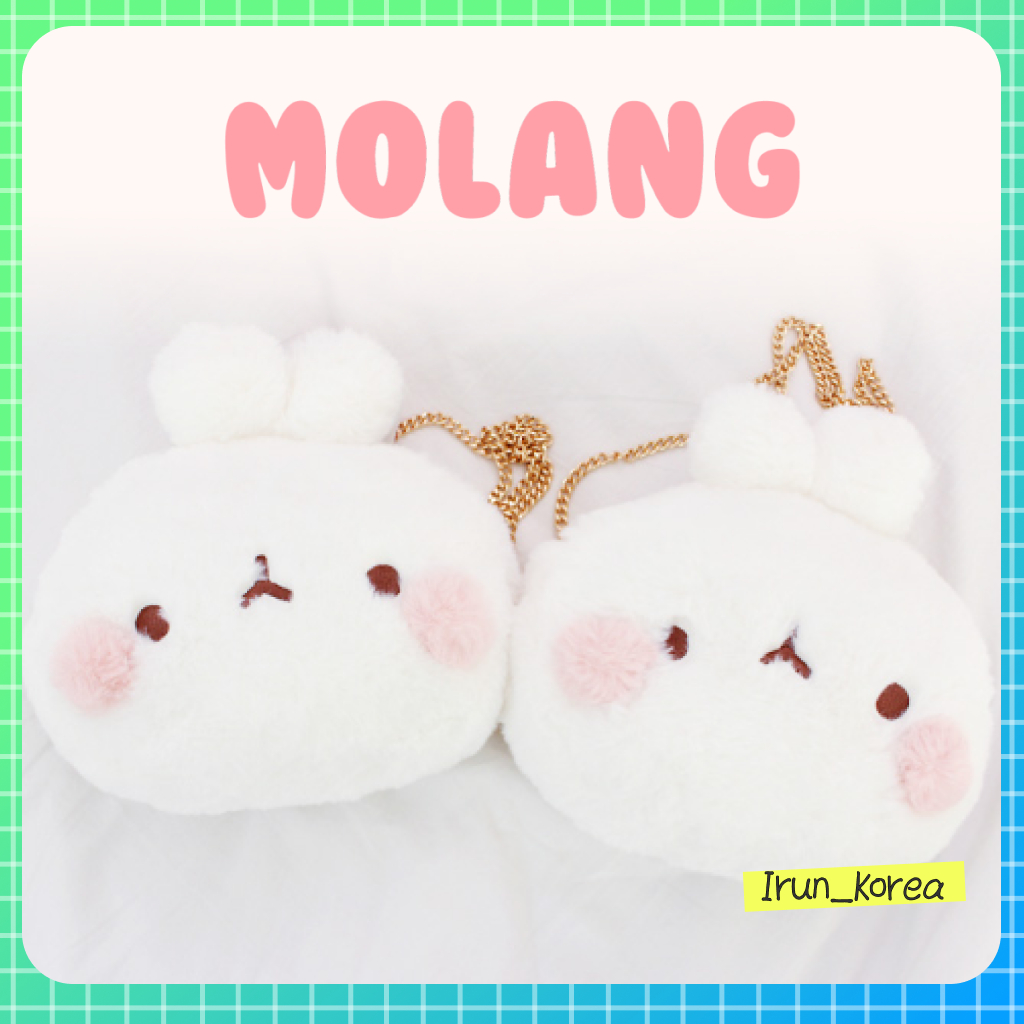 [MOLANG] Túi đeo vai mặt mềm mại Molang