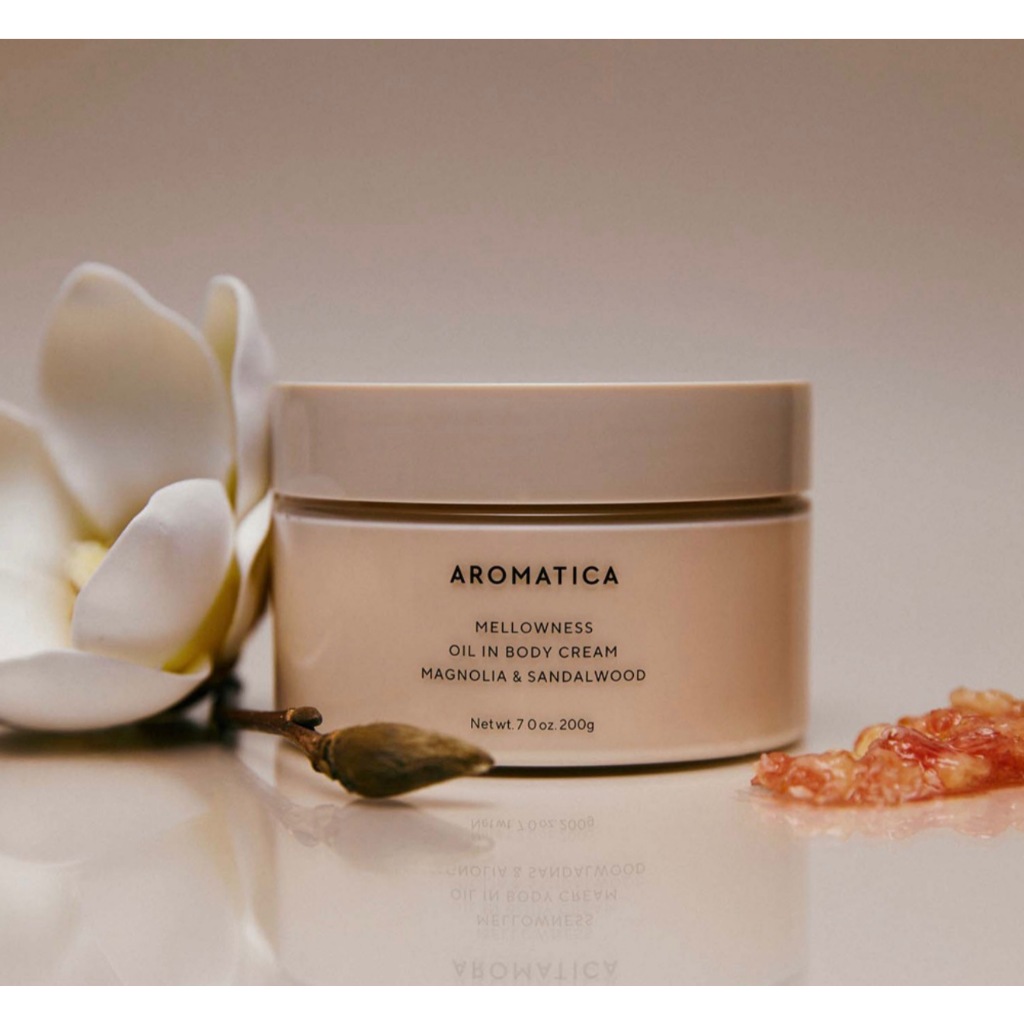 Aromatica Mellowness Oil In Body Cream Mộc Lan Hương Dưỡng Ẩm Body Lotion Hoa Gỗ Hương