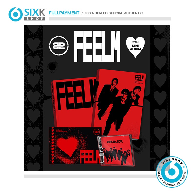 SIXKSHOP✨82MAJOR 5TH MINI ALBUM [FEELM]