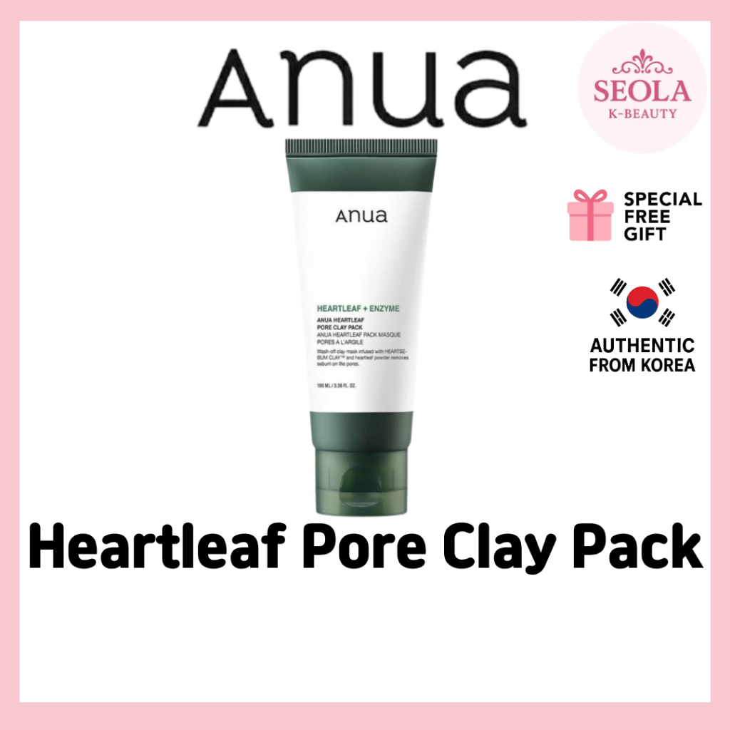 [ANUA] Heartleaf Pore Clay Pack / Mặt nạ đất sét 100m