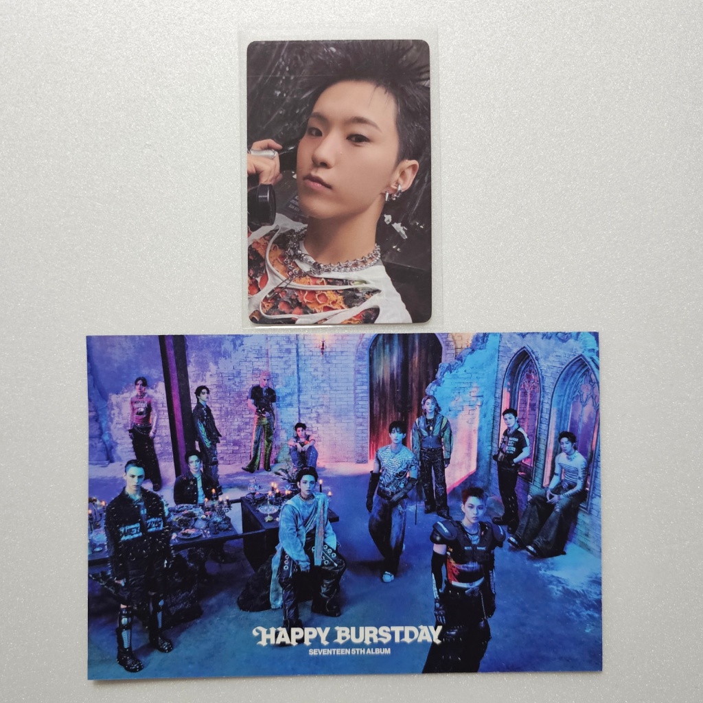 Album thứ 5 SEVENTEEN [HAPPY BURSTDAY] POP-UP STORE MD SỰ KIỆN THẺ ẢNH SELFIE - HOSHI