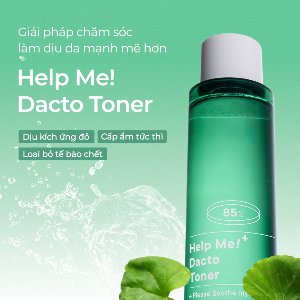 [One-day's you chính hãng][HSD 11/10/2026] Toner Help Me Dacto Toner 200ml Rau má, Dịu da, Giảm mụn