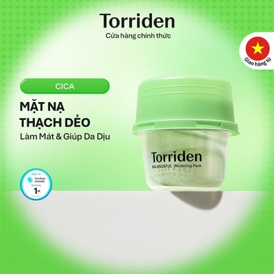 [Torriden Chính hãng] Mặt nạ thạch dẻo BALANCEFUL CICA, 30g+30g, Modeling Pack