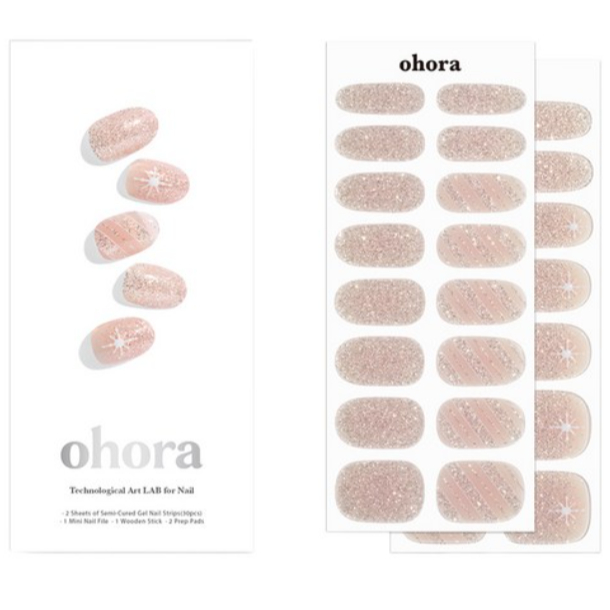 Dải móng tay Ohora Gel – N Crystal Frost Nail Art – 1 Gói