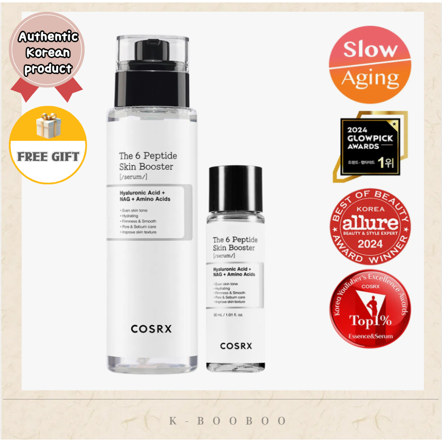 [COSRX] 6 Peptide Skin Booster Serum 150ml Bộ Đặc Biệt (+ Peptide Serum 30ml)