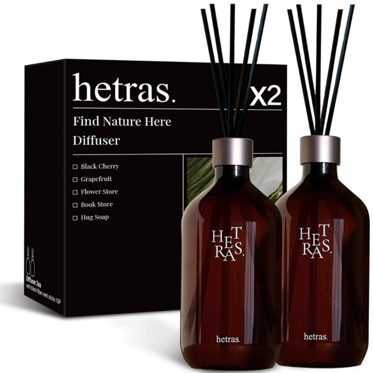 KR hetras Diffuser Gift Hotel Premium Reed Diffuser 500mlX2