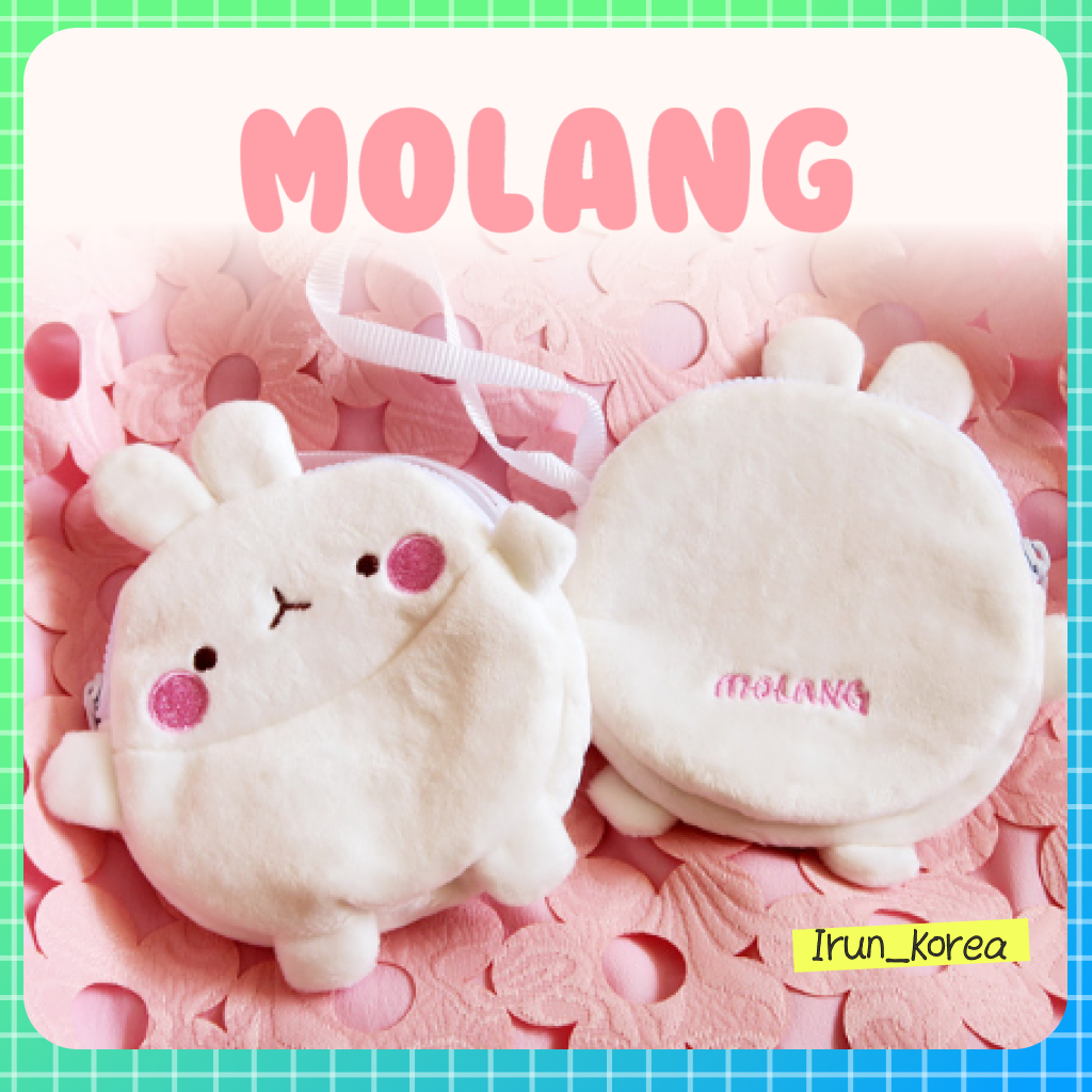 [MOLANG] Ví trắng dễ thương Molang Fluffy