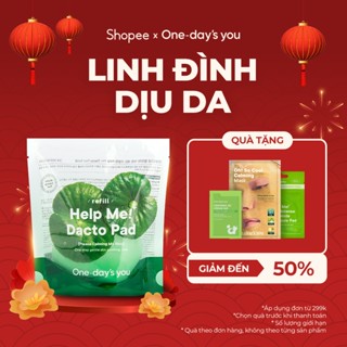   Toner Pad {REFILL} Bông Đắp Toner Thuần Chay Dịu Da  Giảm Mụn | ONE DAY'S YOU Help Me Dacto Pad Refill  60 Miếng  