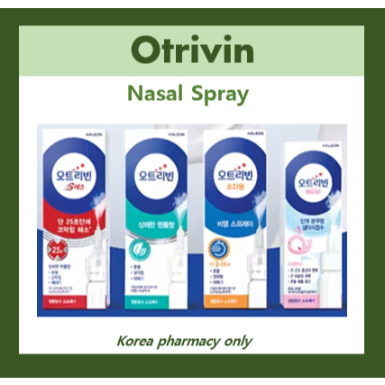 Xịt mũi Otrivin (baby Natural, Child Original, Oxy Express, Menthol)