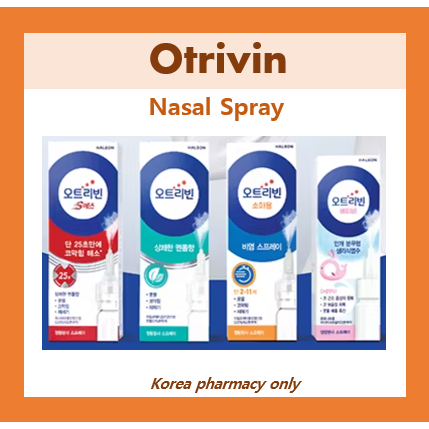 Xịt mũi Otrivin (baby Natural, Child Original, Oxy Express, Menthol)