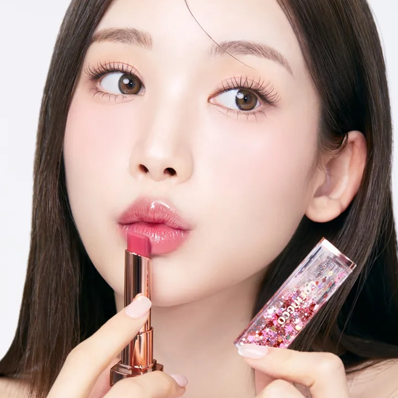 Coringco Sharara Music Box Son dưỡng môi 6 sắc thái Chăm sóc môi bóng hàng ngày