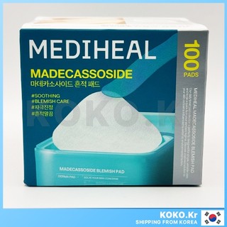  MEDIHEAL Madecassoside Toner Pad Set 100 Miếng Đệm Toner Che Khuyết Điểm Hoàn Hảo 