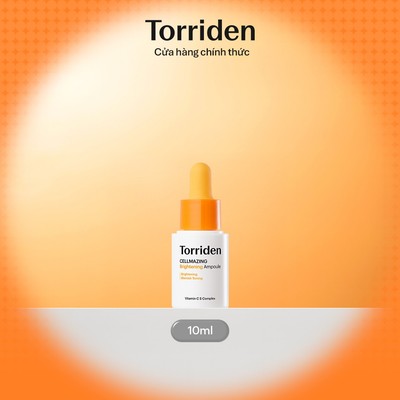 [Hàng Tặng Kèm Không Bán] [MINI] Torriden Tinh chất dưỡng trắng sáng da CELLMAZING chứa Vitamin C, 10ml, Ampoule