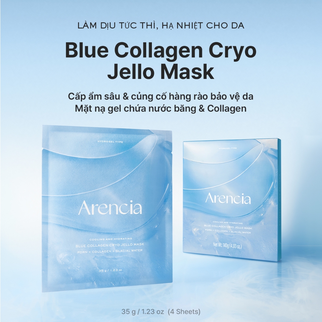 [Arencia] Blue Collagen Cryo Jello Mask 4ea