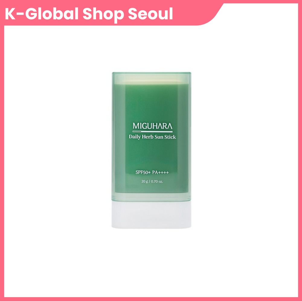 MIGUHARA Daily Herb Sun Stick 20g SPF50 + PA + + + + Chống Dính Nhẹ Chống Tia UV Bảo Vệ Cho Da Ngoài