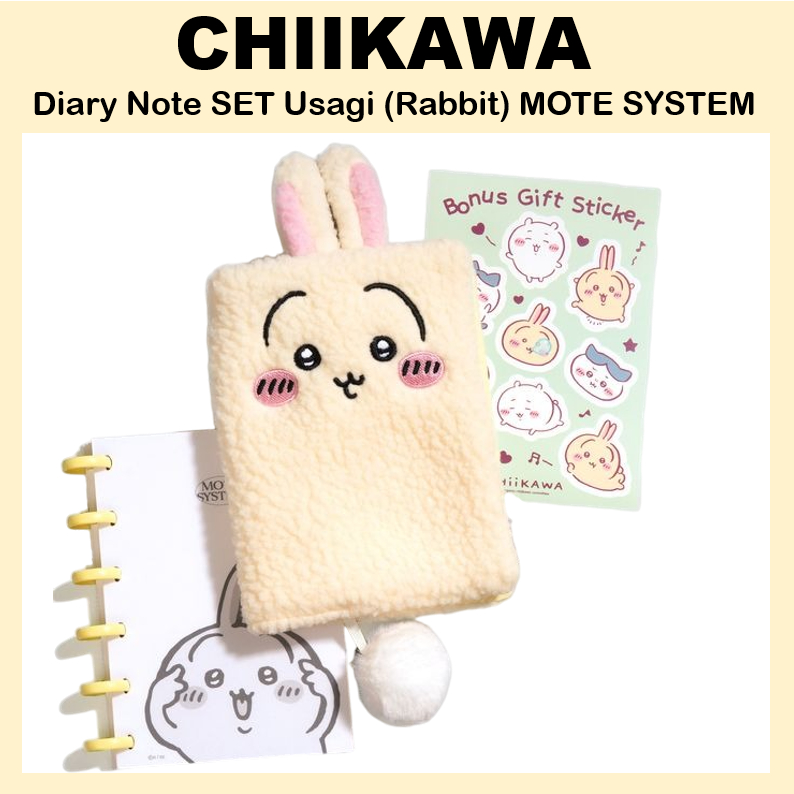 [Chiikawa] Nhật ký Note SET Usagi (Thỏ) HỆ THỐNG MOTE