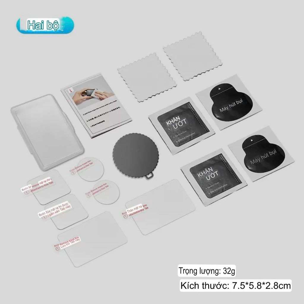 COMBO 2 Bộ Miếng dán cường lực cho DJI Action5Pro