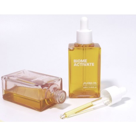 Dầu Jojoba BIOME ACTIVATE Pure 75ml / Dầu Jojoba hữu cơ 100% / Dầu rửa mặt & cơ thể