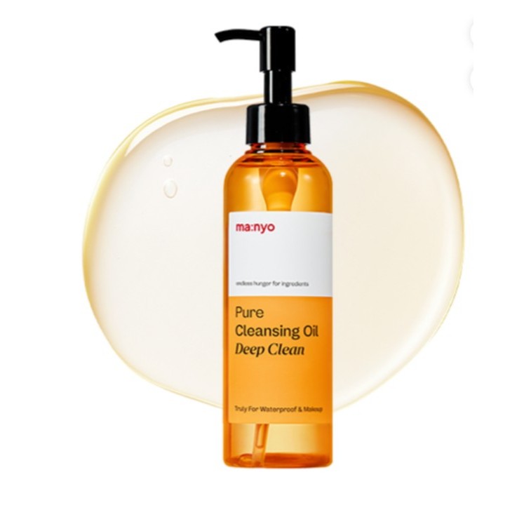 Dầu tẩy trang nguyên chất Manyo Deep Clean 200ml Dầu tẩy trang nhẹ nhàng dưỡng ẩm K-Beauty Daily Dee