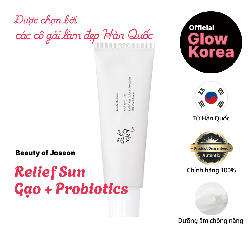 [Beauty of Joseon] Relief Sun : Rice + Probiotics (Beauty of Joseon Kem Chống Nắng Dưỡng Ẩm Relief S