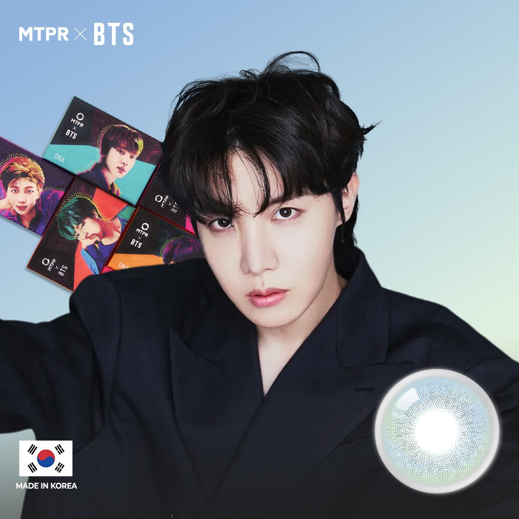[OOLA] _ [MTPR X BTS] DNA DESTINY BLUE 1 tháng 1 cặp 1 gói (2 chiếc) kèm thẻ ảnh