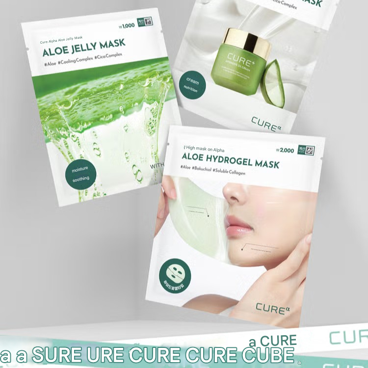 [Real Korea Direct] Gói mặt nạ lô hội Kim Jeong Moon Aloe Cure (10 chiếc) - Jeju Aloe Soothing | Chí