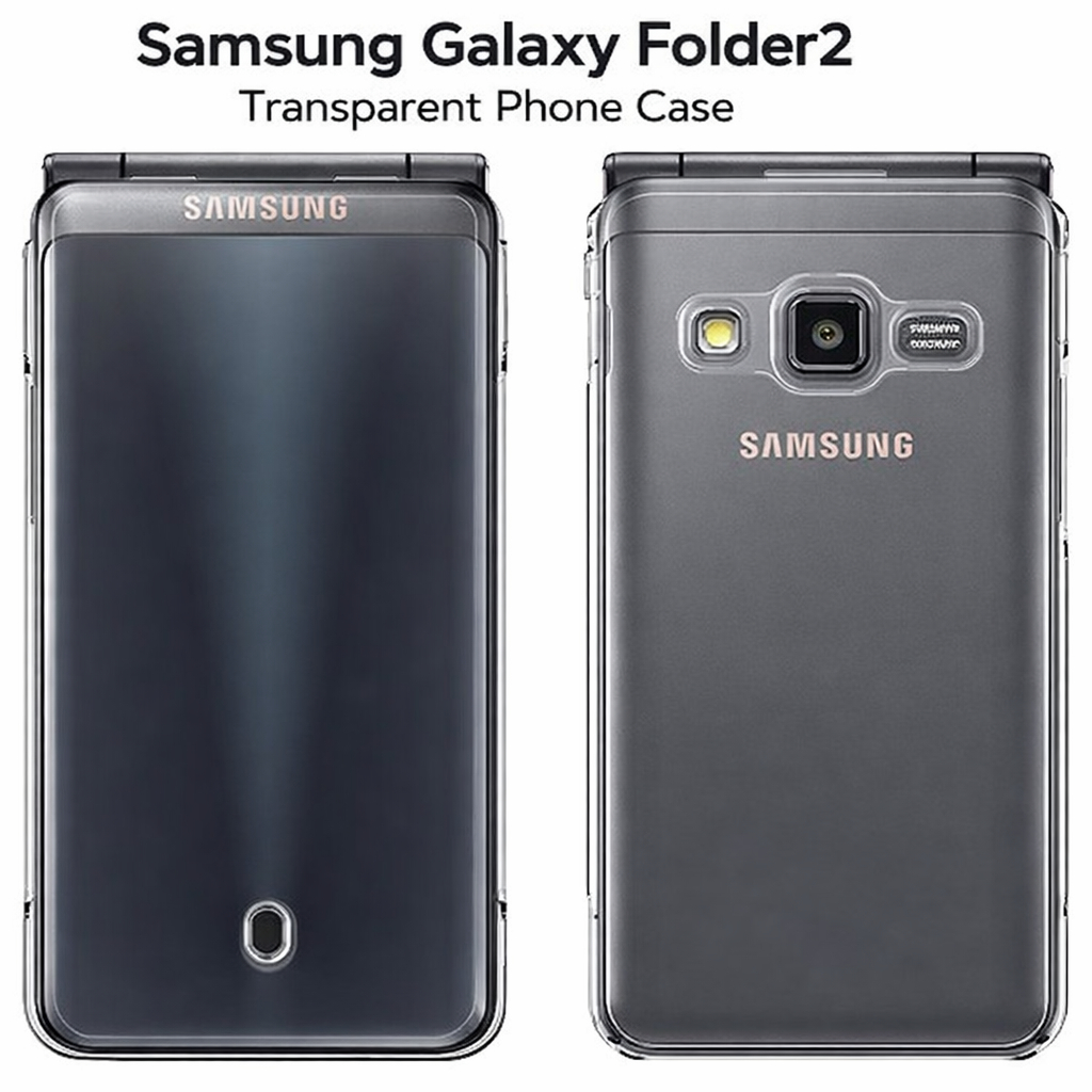 Ốp điện thoại trong suốt Samsung Galaxy Folder2 / SM-G160S G160K G160L G160NS G160NSB G160NK