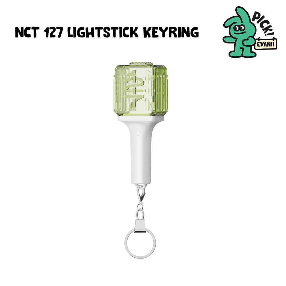 [NCT 127] Móc khóa Lightstick chính thức – 1 cái / Móc khóa Fanlight / K-POP merch / đèn quạt mini