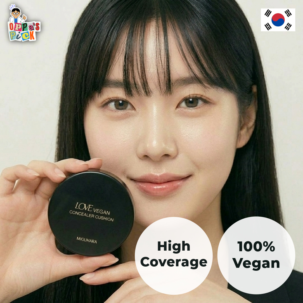 [Miguhara] Đệm Concila thuần chay 15g | No.21 Màu be nhạt | SPF30 PA + +