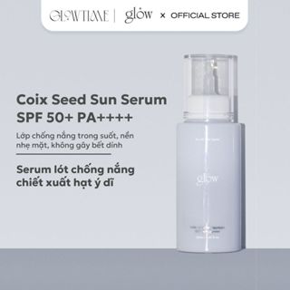   glow  Kem chống nắng trong suốt nhẹ mặt chiết xuất hạt ý dĩ SPF 50 + PA + + + + 42ml 