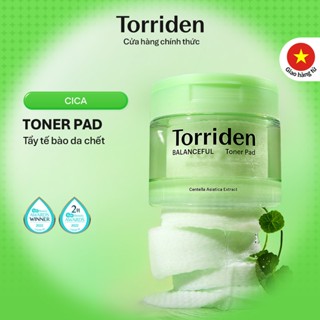   Torriden Chính hãng  Toner Pad hàng ngày BALANCEFUL CICA 180ml 60 miếng Toner Pad 