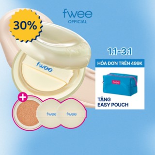   fwee  Cushion Egg fit cover  Lõi thay thế  — Cushion + Lõi refill 13g + 2 Bông Mút 