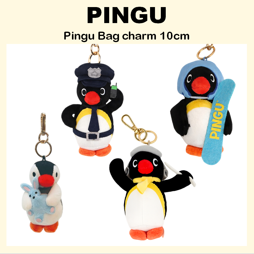 [PINGU] Túi Pingu quyến rũ 10cm (Cảnh sát / Ván trượt / Dây dẫn / Pinga)