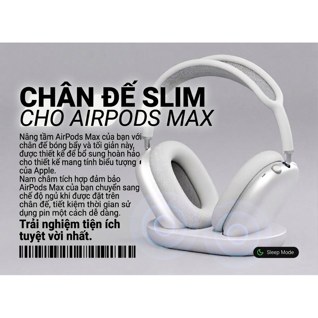 Chân Đế Slim Có chế độ ngủ Cho AirPods Max 🎧✨ - Slim Magnetic Stand for AirPods Max 🎧✨
