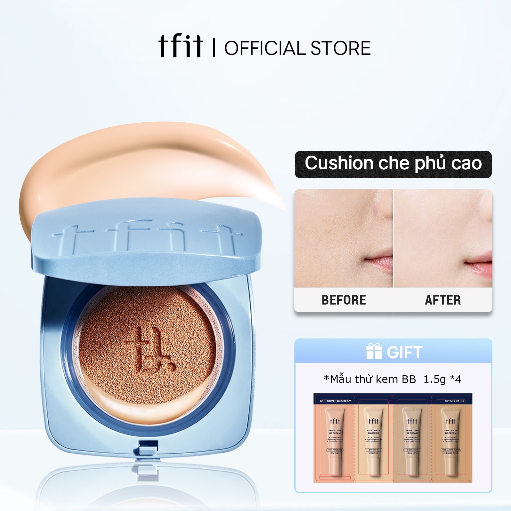 [TFIT Official] Phấn Nước Bán Lì Icy Fit Cover Cushion EX 12g