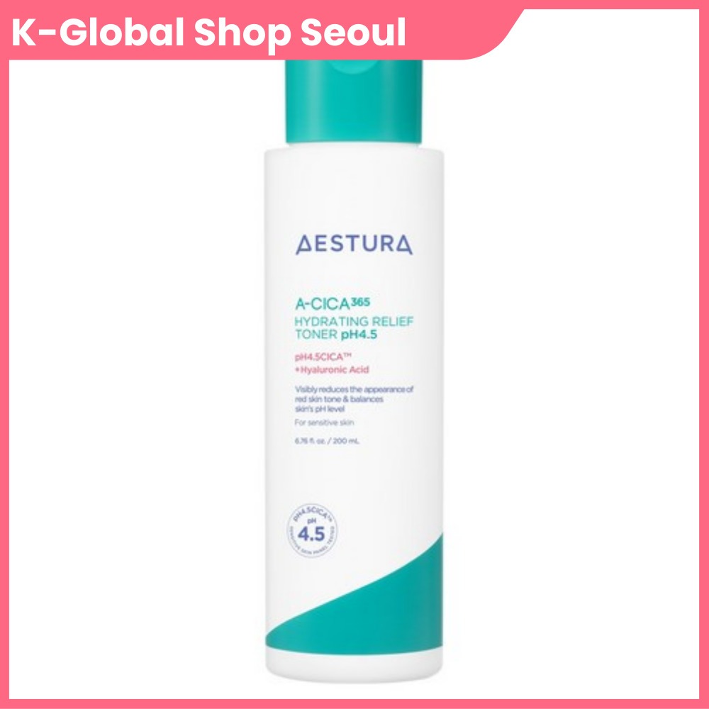 Aestura A-Cica 365 Soft Calming Toner pH4.5 200ml Da nhạy cảm Hydrating Facial Toner với Cica Relief