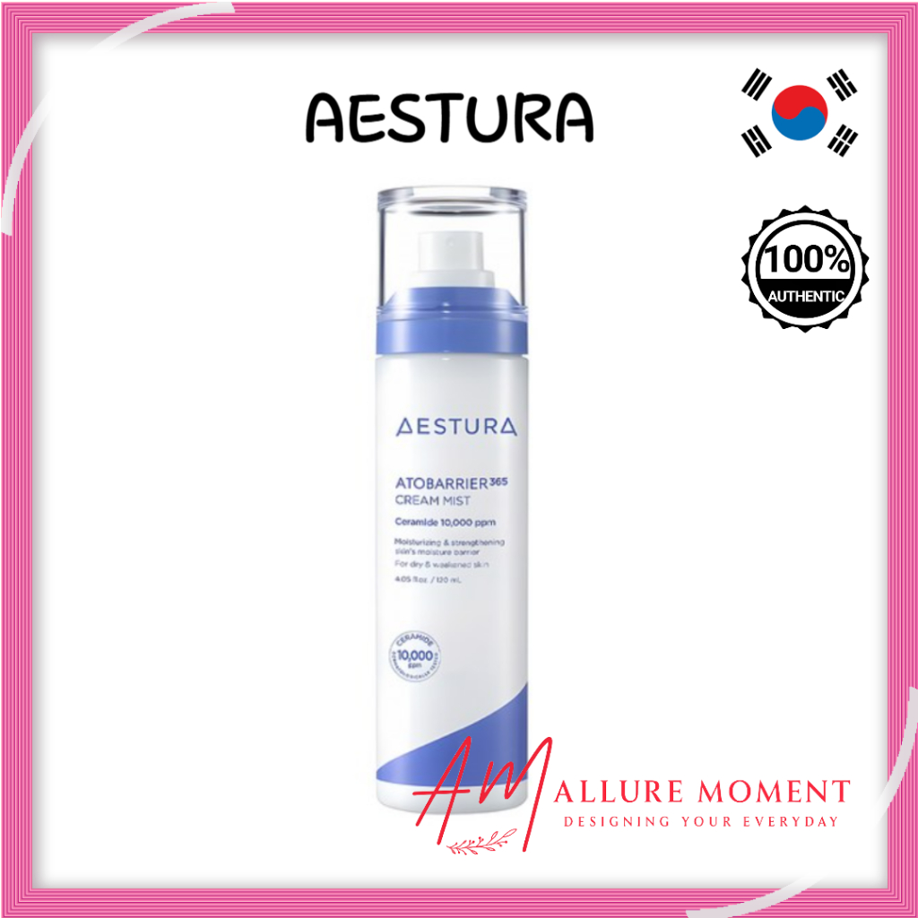 [AESTURA] Xịt Kem Atobarrier 365 | Xịt dưỡng ẩm mặt rào cản Hàn Quốc | Kem + Nước dưỡng ẩm hai lớp